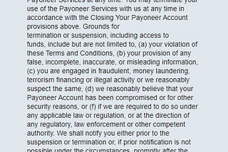 Payoneer — A Bad & Untrustworthy Company, Scam Review