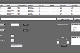 JAVA Swing (Netbeans) — Tips and Tricks — Search — Single and multiple criteria— Part 2