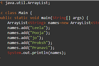 Java ArrayList