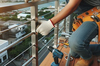 Improving aesthetics and safety of Balcony with stainless steel balcony railings