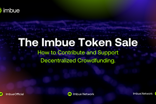 The Imbue Token Sale is Here