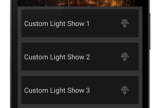 Custom Light Show