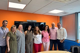 8 people from ICAP CRIF & Knowcrunch at the ICAP CRIF’s offices for its corporate training.