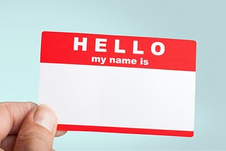 How to Name Yourself