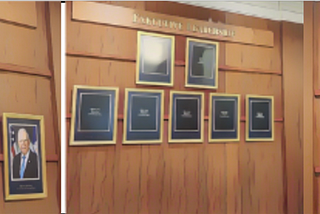 THE PICTURES ON THE WALL