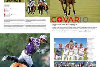 Covario supports Polo Park Zürich’s 2022 Season Magazine