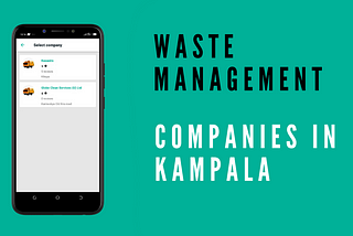 Waste Management companies in kampala