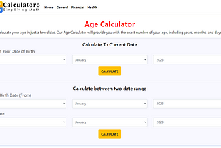 Age Calculator