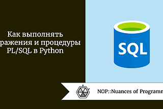 Как выполнять выражения и процедуры PL/SQL в Python