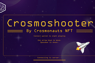 Crosmoshooter launch