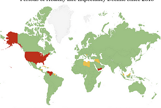 U.S. Healthy Life Expectancy Continues to Decline