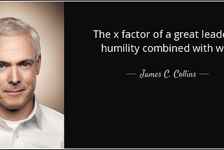 Humility.. The often overlooked Ingredient For Developing Great Leaders.