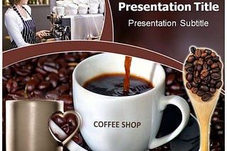 Share your experience with exclusive coffee PowerPoint template