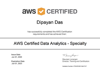 Stepwise Preparation Approach for AWS Certified Data Analytics Specialty (DAS-C01) Certification