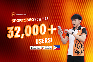 Sports360 now has 32,000+ Users!