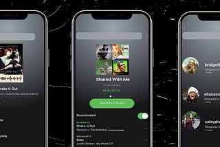 Shared With Me: a new solution to sharing your Spotify jams — a UX case study