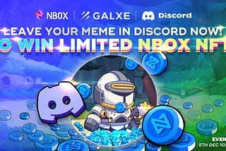 NBOX x Galxe NFT Airdrop MEME Event 3/4