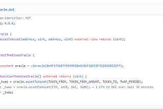 Easy on-chain Oracles