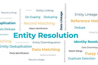 Entity Resolution Has Many Names