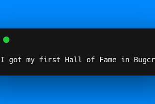 How I got my first Hall of Fame in Bugcrowd