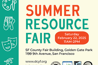 2025 San Francisco Summer Resource Fair Exhibitors: Arts