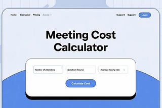 Real-Time Meeting Cost Timer