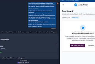 Vibe Coding Again: Rebuilding a Mentorship Program from No-Code to Code