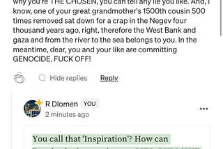 Anti-Semites accused me of Hasbara propaganda. Funny, they couldn’t tell I’m not Jewish.