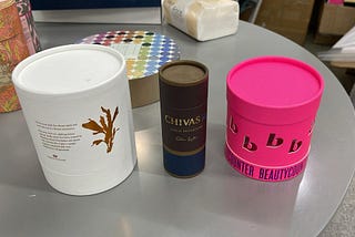 Round Perfume Boxes in Dubai, Sharjah, UAE — Silver Corner Packaging