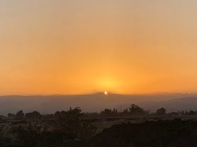 With Binoculars, 50 Miles from the John Muir Trail