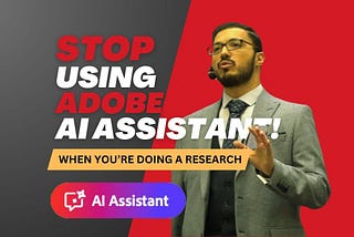 Stop Using Adobe AI Assistant