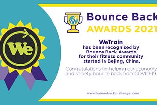 Bounce Back celebrates WeTrain