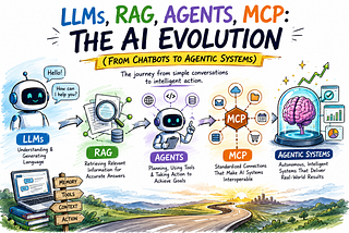 LLMs, RAG, Agents, MCP: The AI Evolution You Must Know (A Visual Explanation)