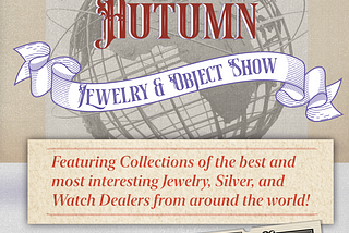 KIL Promotions Announces the Inaugural NYC Autumn Jewelry & Object Show