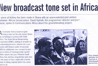 Ubuntu & Sankofa: Forging New Storytelling Models in South Africa and Ghana