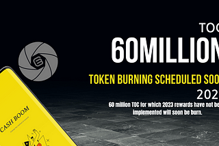 Announcement of TOC token burning in 2023