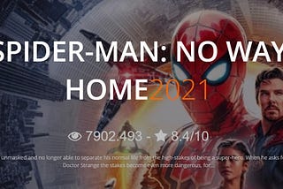 SPIDER-MAN: NO WAY HOME 2021 — google drive 4k