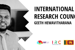 Meet Sri Lankan Researcher — Geeth Hewavitharana