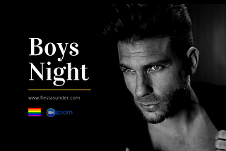 Boys Night: una noche solo para chicos open minded