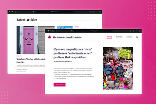 Case Study: Redesigning the website for ‘The Intersectional Feminist’