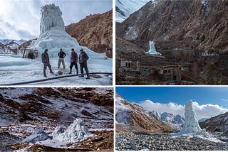 Ice Stupas based sustainable tourism practices also solves water shortage in Ladakh
