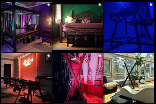 six selections of dungeon pictures from our instagram account.