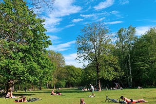 Tiergarten’da bir yaz günü
