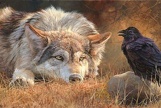 Raven, to the Young Wolf