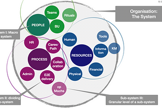 The organisation as a System is made by a number of subsystems that compose a complex system of relationships and interdependencies.