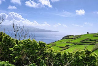 Endless Blue and Green Views in Faial Island (photo by author)