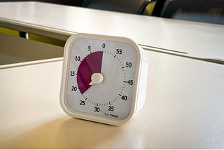 Meeting culture for modern business (4) — Time timer in meeting (60 to 45)
