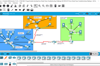 Melakukan percobaan Troubleshoot pada sebuah jaringan komputer Cisco Packet Tracer