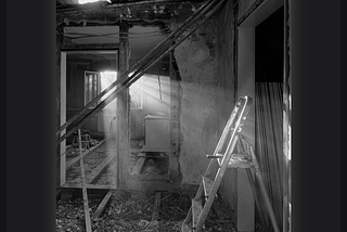 Behind the scenes demolition shot