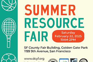 2025 San Francisco Summer Resource Fair Exhibitors: Athletics & Sports